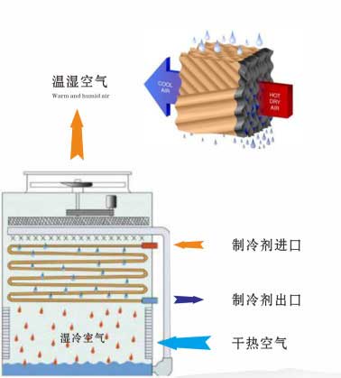 蒸发式冷凝器结构